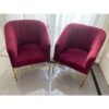 Pair of Velvet Chairs-SoUnique.PK