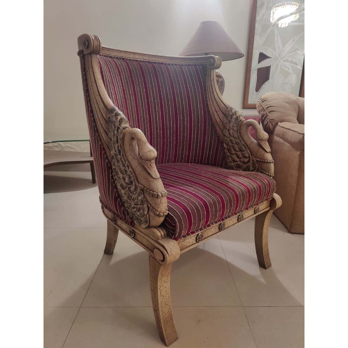 Pair of Swan Arm Chairs - SoUnique.PK