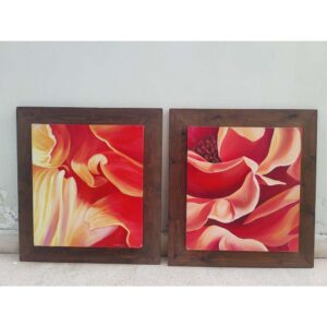 Abstract Floral Paintings-SoUnique.PK