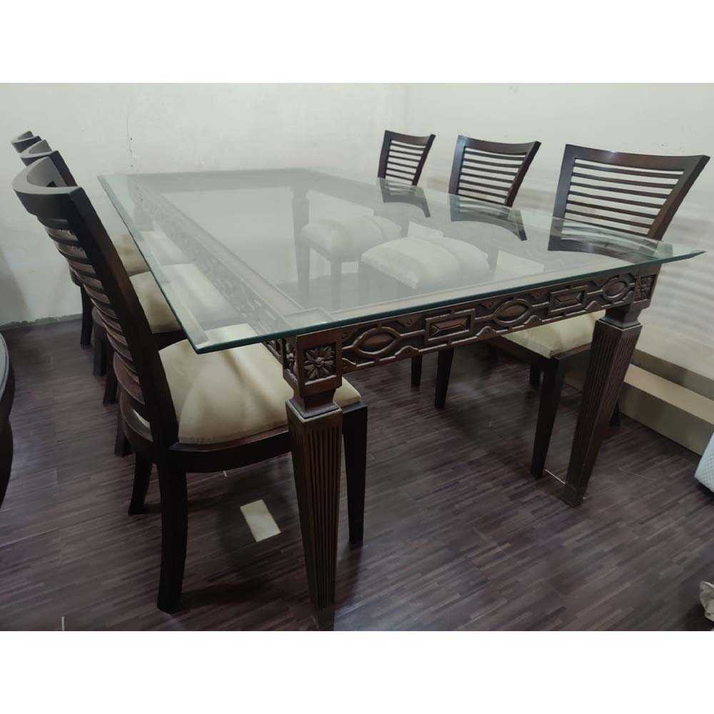 Salmis Dining Table with 6 Chairs-SoUnique.PK