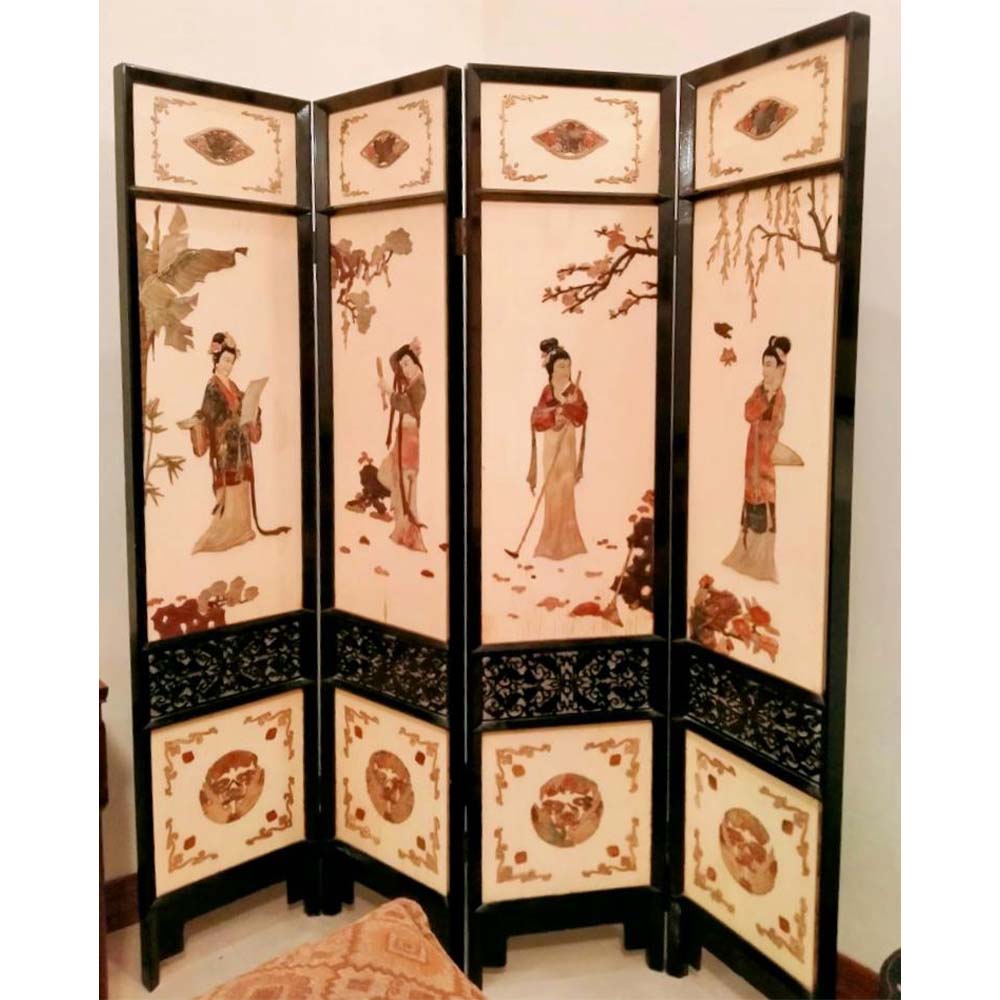 Chinese 4 Panel Screen - SoUnique.PK