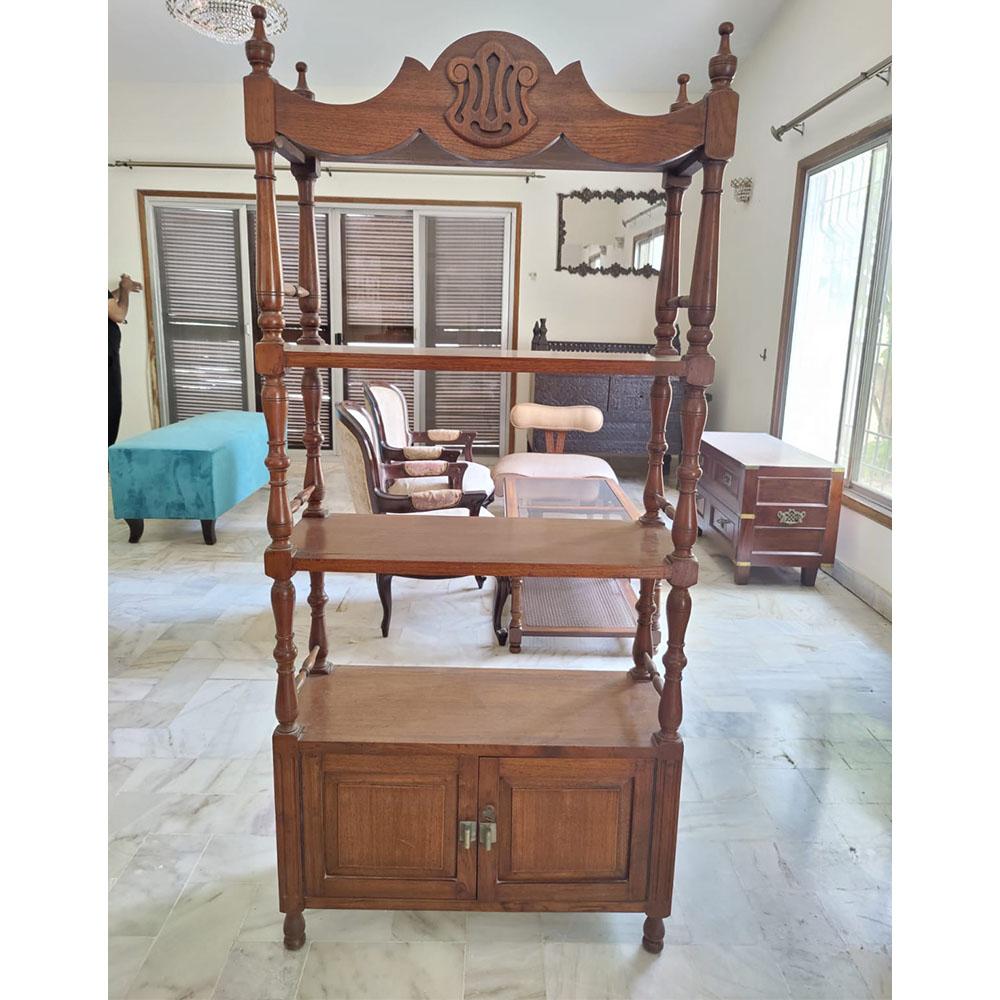 Burma Teak Bookshelf - SoUnique.PK