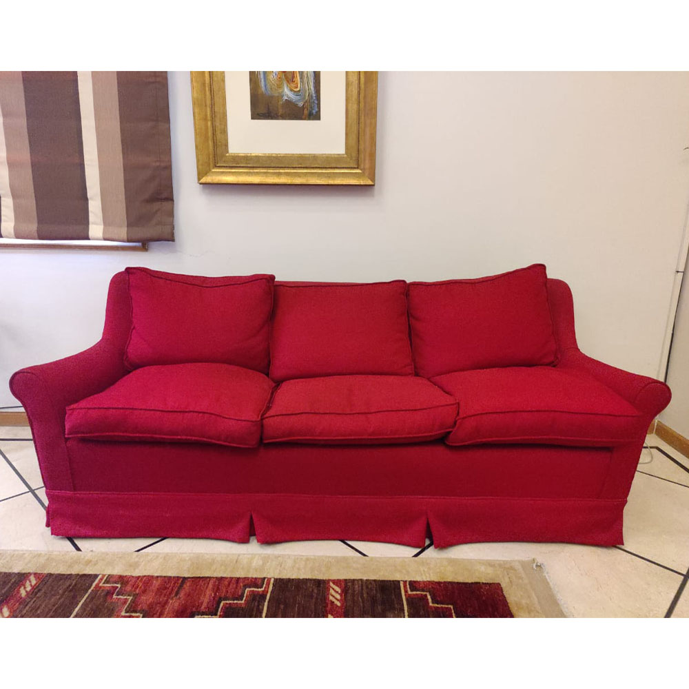 Red 3 Seat Sofa SoUnique.PK