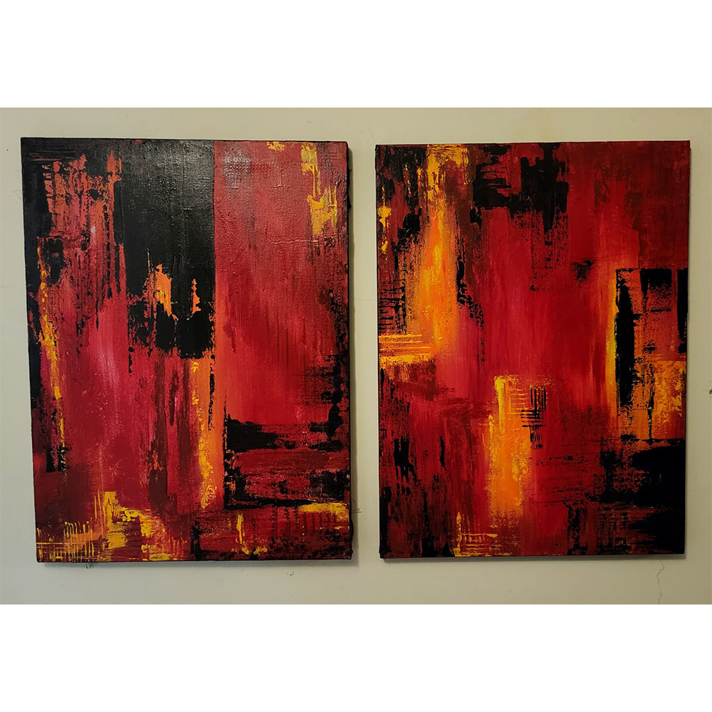 Acrylic on Canvas by Aisha Mahmood - SoUnique.PK