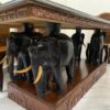 Imported African Design Dining Table-SoUnique.PK