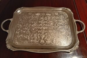 Vintage Silver Plated Tray-SoUnique.PK