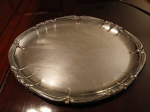 Vintage Steel Oval Platter Tray-SoUnique.PK