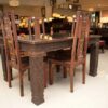 Swati Dining Table + 4 Chairs-SoUnique.PK