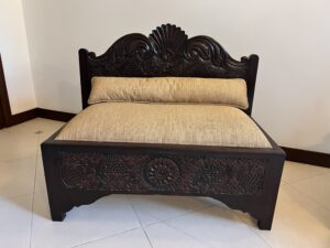 Walnut Wood Settee-SoUnique.PK