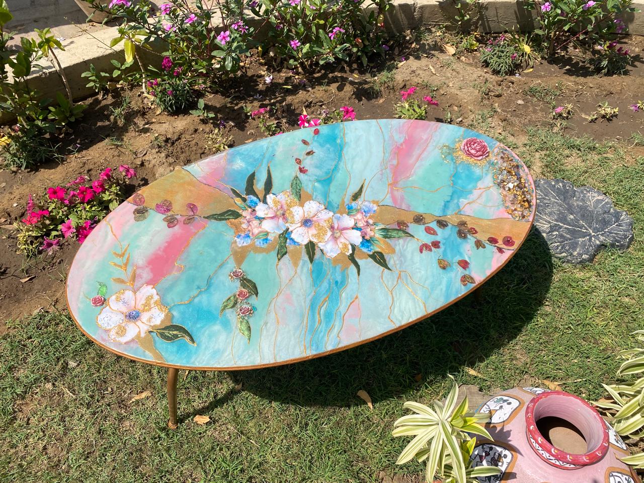 1000055437-aa8a4528 Floral Garden Table-SoUnique.PK
