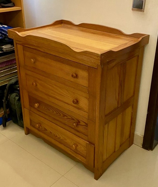 Pine Wood Chest of Drawers - SoUnique.PK