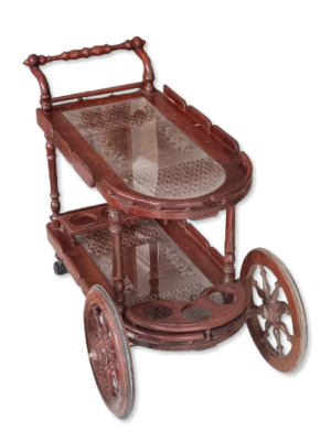 Sheesham Tea Trolly-SoUnique.PK