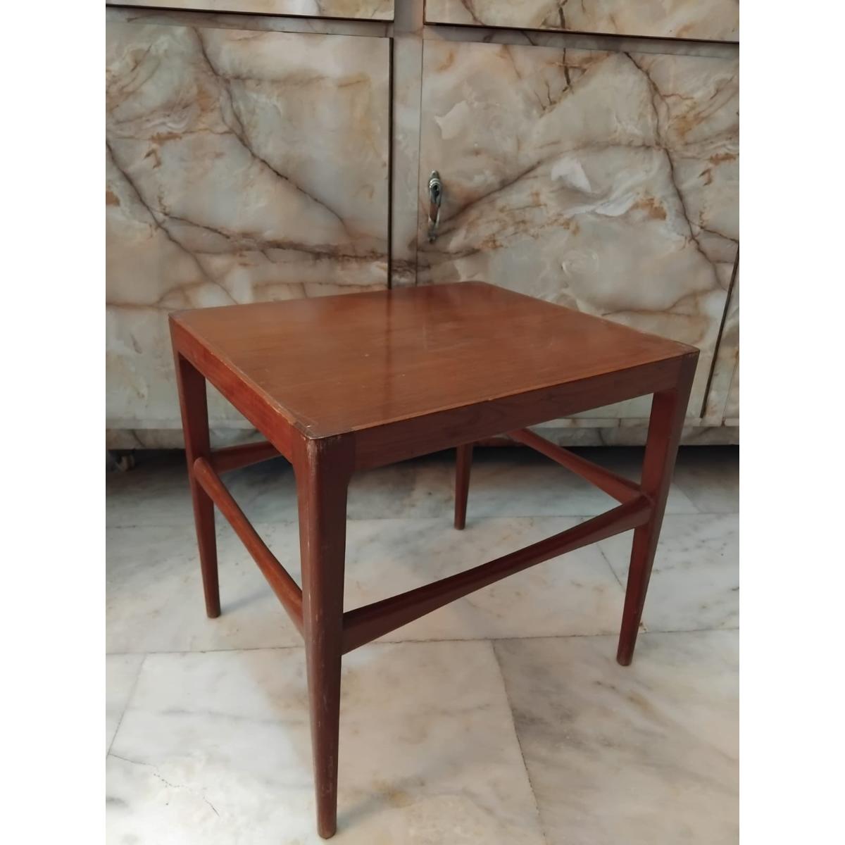 Compact Teak Wood Side Table - SoUnique.PK