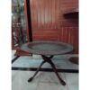 Vintage Brass Top Table with Carved Legs-SoUnique.PK