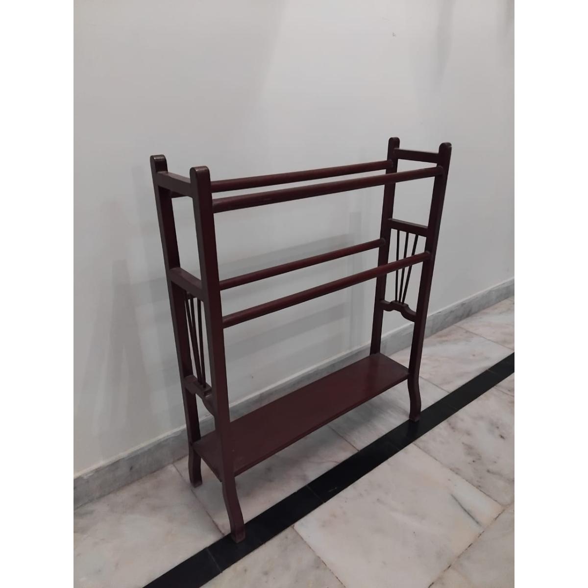 Compact Teak Wood Rack - SoUnique.PK