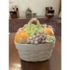 Vintage Ceramic Fruit Basket With Lid-SoUnique.PK