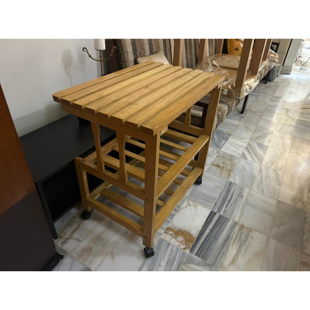 Multi-Tier Trolley Table with Wheels - SoUnique.PK
