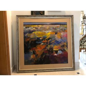 Framed Abstract Landscape-SoUnique.PK