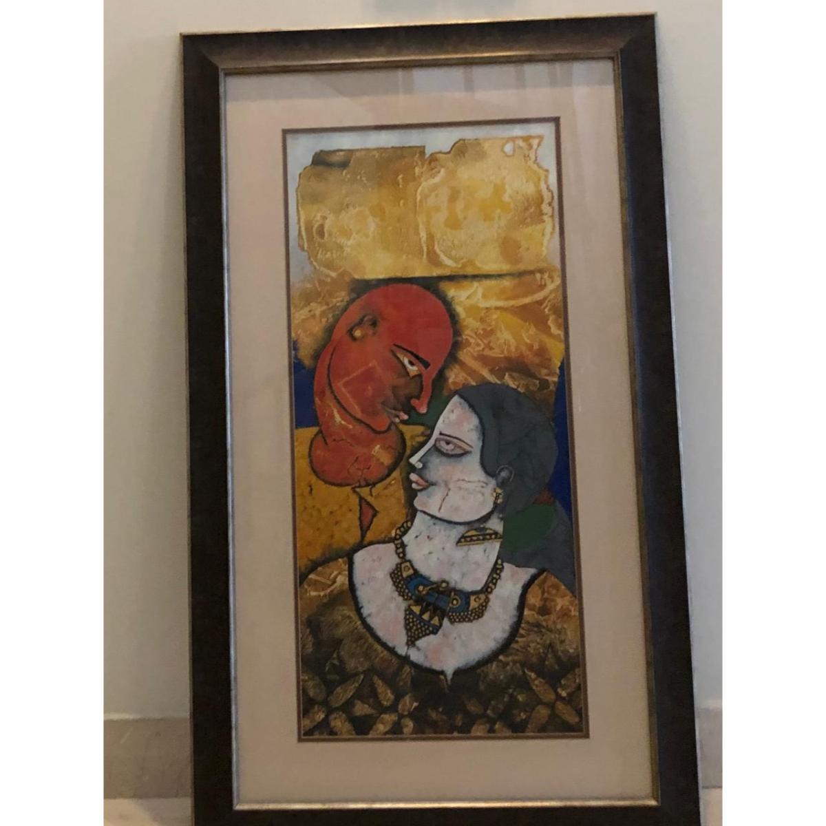 Abstract Figurative Painting-SoUnique.PK