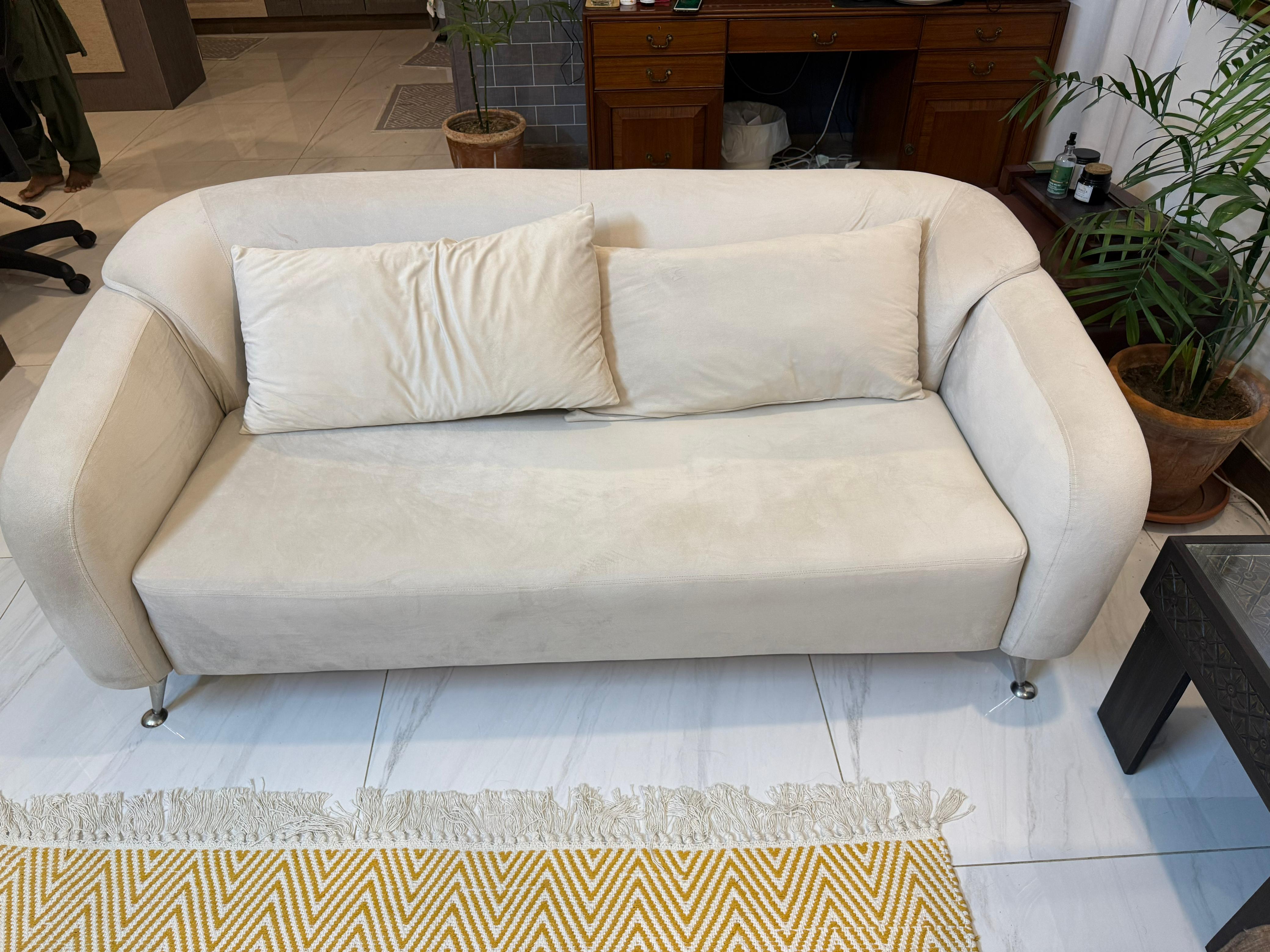 WhatsApp Image 2025-05-28 at 14.42.42 (1)-0e782c26 White Suede 2-Seater Sofa-SoUnique.PK
