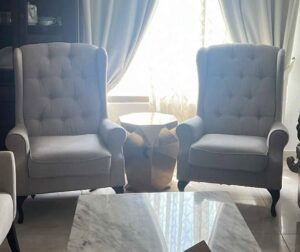 Stylish Wingback Chairs-SoUnique.PK