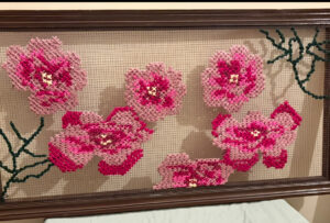 Hand Embroidered Floral Wall Hanging-SoUnique.PK