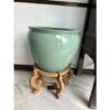 Celadon Ceramic Planter with Stand-SoUnique.PK