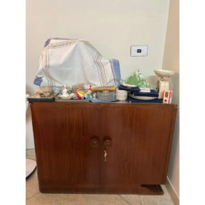 Mid-Century Teak Wood Storage Cabinet-SoUnique.PK