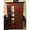 Teak Wood Armoire with Mirror Door-SoUnique.PK