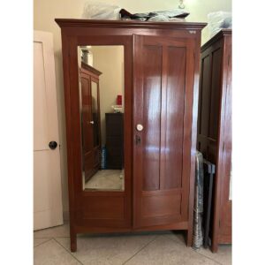 Teak Armoire with Mirror Door-SoUnique.PK