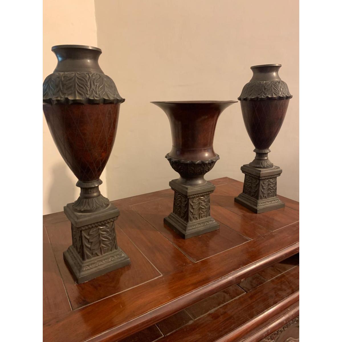 Antique French Bronze Set-SoUnique.PK