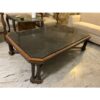 Black Marble & Sheesham Coffee Table-SoUnique.PK