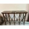 Sheesham & Marble Console Table-SoUnique.PK
