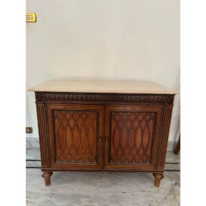 Rosewood & Marble Top Cabinet-SoUnique.PK
