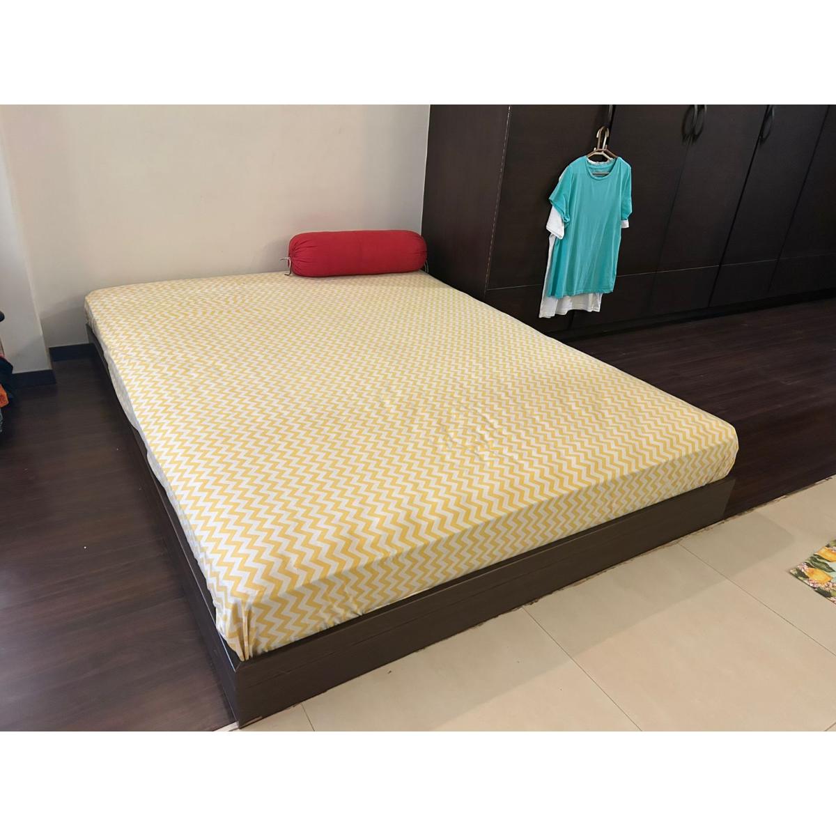 Minimalist Wooden Platform Bed Base