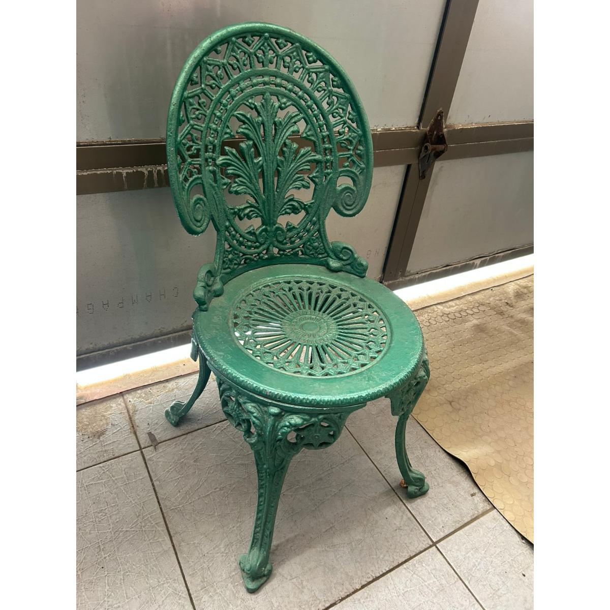 Cast Metal Bistro Set - Table & 4 Chairs - SoUnique.PK