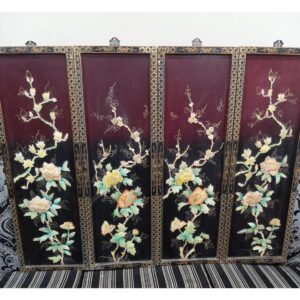 Vintage Chinese Floral 4 Panels-SoUnique.PK