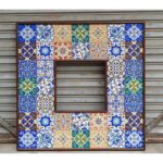 Handcrafted Tile Mirror Frame-SoUnique.PK