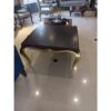 Coffee Table with Gold Leaf Legs-SoUnique.PK