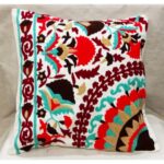 Embroidered Floral Cushion Cover-SoUnique.PK