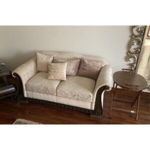 Classic 2-Seater Sofa with Plush Cushions-SoUnique.PK