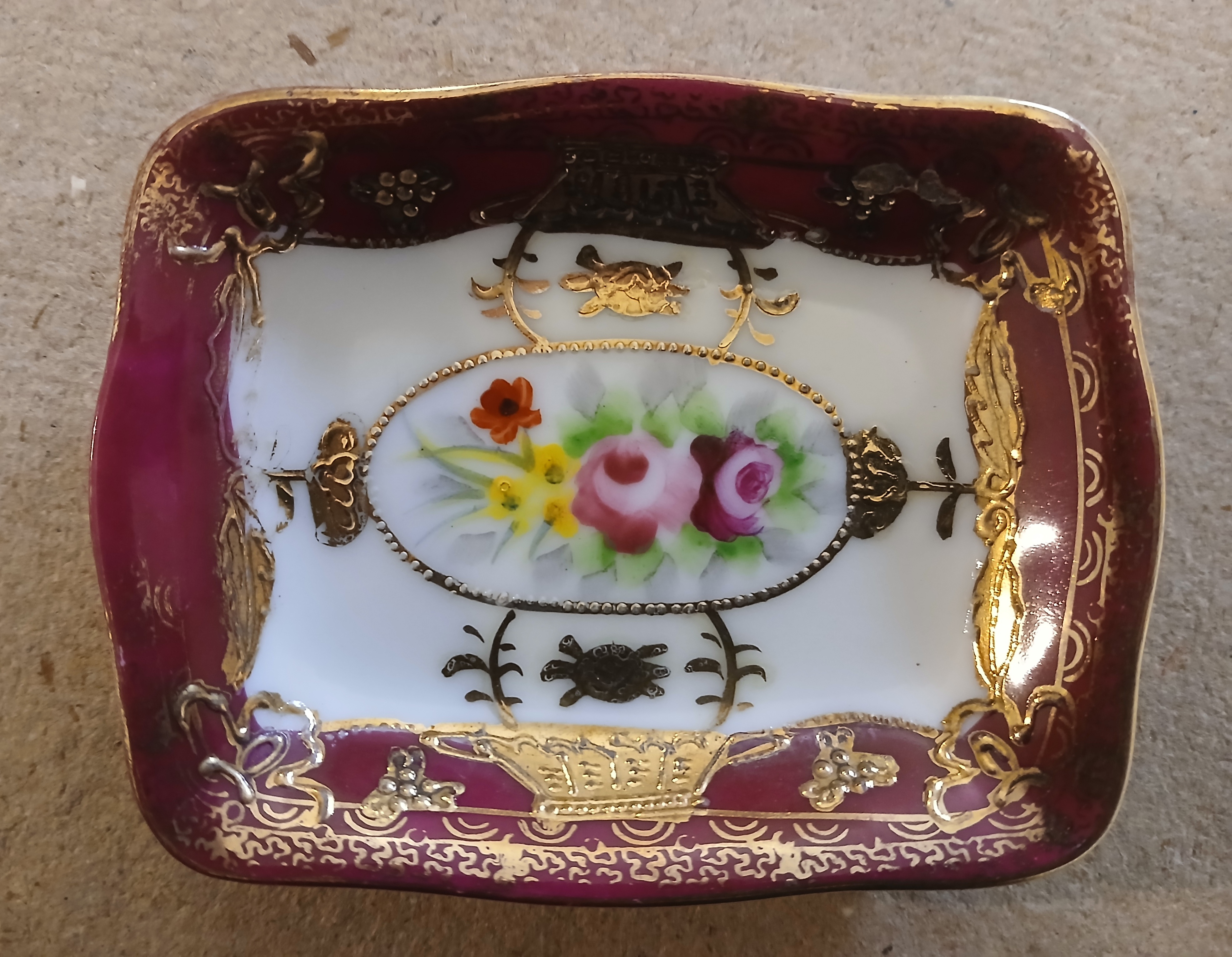 1000145536-3e96d36b Antique Hand Painted Japanese Porcelain Platters-SoUnique.PK