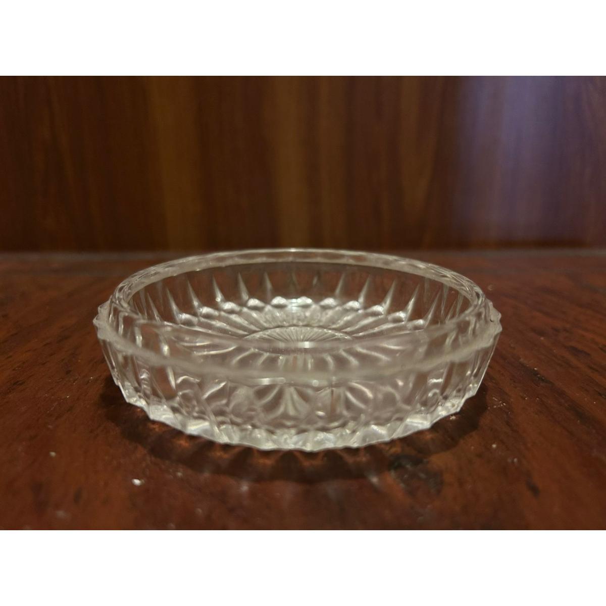 Vintage Cut Glass Trinket Bowl - SoUnique.PK