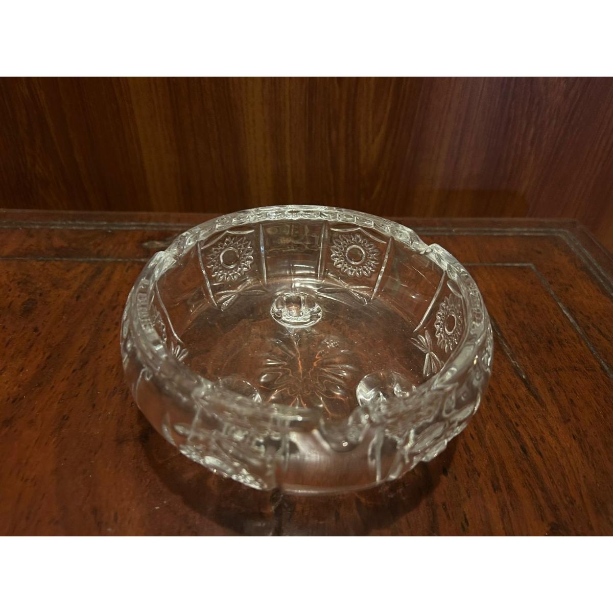 Vintage Cut Glass Ashtray - SoUnique.PK