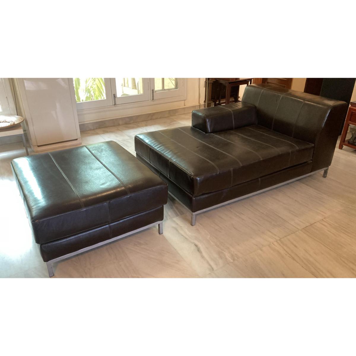 WhatsApp Image 2025-09-11 at 10.40.45 AM (1)-5a642a0d IKEA Leather Sofa with Ottoman-SoUnique.PK