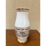 Porcelain Vase & Bowl with Gold Scrollwork-SoUnique.PK