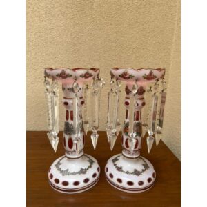 Pair of Bohemian Mantle Lusters-SoUnique.PK