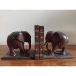 Hand-Carved Wooden Bookends-SoUnique.PK