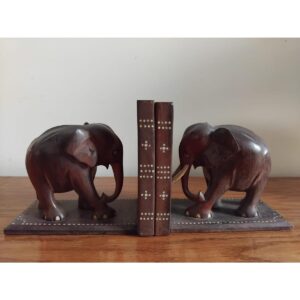 Hand-Carved Wooden Bookends-SoUnique.PK