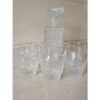 Crystal Decanter Set with 6 Glasses-SoUnique.PK